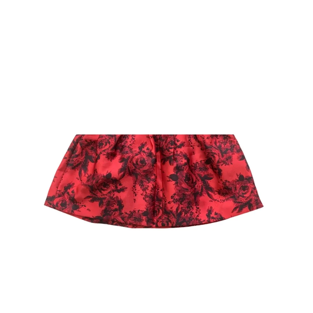 I.N. San Francisco Floral Pleated Mini Skirt Size 9